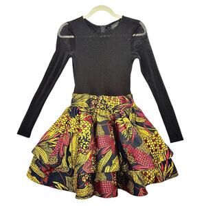 AMMO mesh Ruffle Dress Small